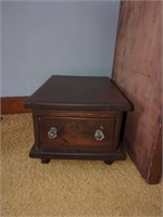 Wonderful! One drawer glass knob cabinet. Country