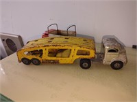 Structo Auto Transport Truck and Trailer Vintage
