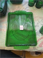 Avon Emerald Green Forest green tray
