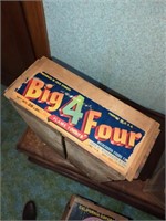 Big 4 Four Vintage Produce Crate