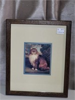 Vintage Neil orlowski cat print 8.75" By 10.75"