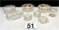 Believed to be Northwood Vintage Glass Lot