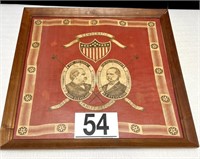 1892 Framed Campaign Scarf