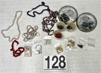 Costume Jewelry and Findings Lot
