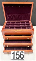 Mahogany Colored Jewelry Box