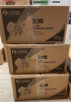 Lithonia LED Downlights + Rings LOT OF 3