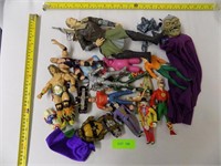 Lot of Action Figures Tmnt wwe Lord of Rings Etc