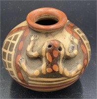 Native American Vase w Frog