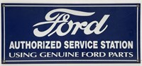 Porcelain Ford Service Station Genuine Parts