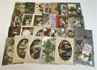 Lot Of 28 Antique Christmas Embossed Postcards