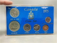 Canada 1975 coin set
