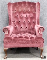 Wingback Chair w/ Tufted Upholstery