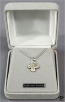 Sterling "Four Way" Cross Pendant & Chain