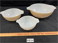 Pyrex Nesting Bowls 441-1/442/444