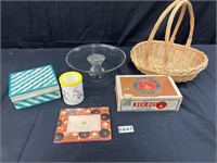 Cake Stand, Baskets, Can Huggie, Picture Frame, +