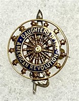 14K Gold Daughters of the American Revolution Pin