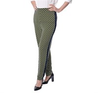Kim & Co. Brazil Knit Printed Pant with Contrast