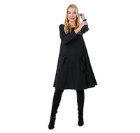 Brian Bailey A-Line Dress with Long Sleeves and