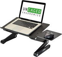 WorkEZ Best Adjustable Laptop Stand Lap Desk for