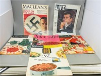 6 vintage magazines 1950's & 1960's