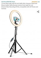 MSRP $37 Ring Light with Tripod