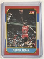 1986 Fleer #57 Michael Jordan Reprint Sports Card