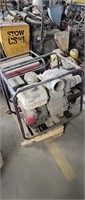 2 Trash pumps & compressor  for parts