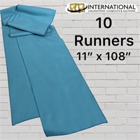 11 Teal Table Runners (11" x 108")