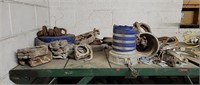Assorted metal couplings and parts