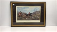Fox Hunt print titled GONE AWAY!, engraved by