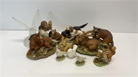 (5) Masterpiece porcelain figurines. (11 total) ,