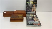 3 cigar boxes and 2 factory sealed Babylon The
