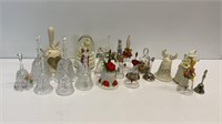 20 miscellaneous musical bells and 2 water globes