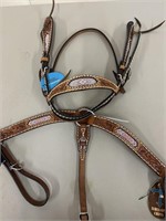 Beaded Headstall and Breast Collar