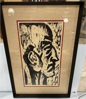 Elmore Povall Signed &amp; Numbered Block Print