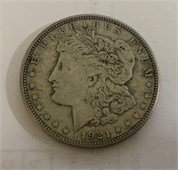 1921 Morgan Silver Dollar