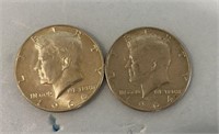1964 and 1966 Kennedy Half Dollars