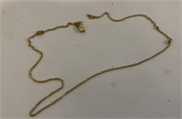 No Shipping Marked 14Kt Gold Necklace