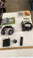 Xbox 360 games, wII games, headphones
