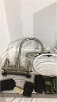 Delta faucet and sprayer, untested and assorted