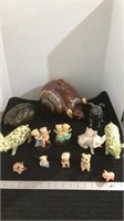 Pig collection, assorted collectavle pigs