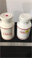 Cream crock canisters