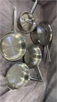 Stainless Steel pots and pans including Lagostina