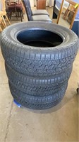 Three Hankook Dynapro 265/60/P18ATM, 10/32 Tread