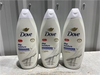 3 PAck Dove Body Wash