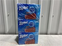 3 Pack Ziploc Freezer Bags