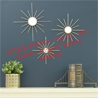 Stratton home mirror burst wall decor