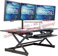 Rocelco 46in Adjustable Standing Desk Converter