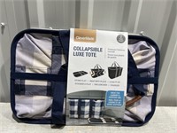 2 Pack Collapsible Luxe Tote
