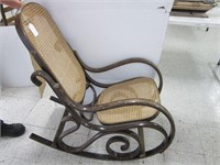 BENTWOOD CANE SEAT AND BACK ROCKER